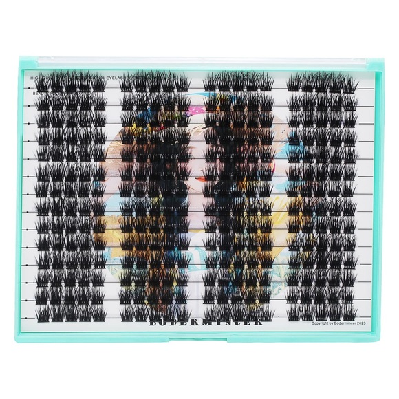 3XL Tray D Curl 280 Clusters DIY Lashes Extensions Kit at Home (16mm Lashes Kit) - Picture 2 of 8